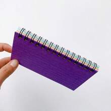 1 Set Of Simple Horizontal Line Colorful Tearable Coil Notebook, Office Supplies Diary Stationery Notebook, Students Carry Small Notebook, Opening Season Office Stationery Supplies,School Supplies,Back To School