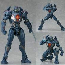 18cm Posable Mecha Toy Model, Pacific War Mecha, Galaxy Precision Assembly Model, Cool Mecha Figurine, Mecha Assembly Model Toy, Desktop Display Model, Collectible Mecha Exhibition Model, Mecha Action Figure Model (Random Support Color) - Multicolor - View 2