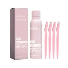 Facial Hair Removal Spray- Easily Removal Face Hair Softens Face Hair Facial Skin Cleaning And Mild Hair Removal Spray - 粉色 - 查看 3