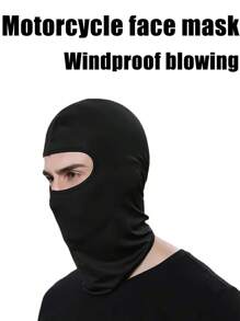 1pc Windproof Full Face Mask - Balaclava Ski Mask For Men Women - Motorcycle Helmet Liner Face Cover