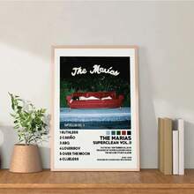 1 件礼物流行海报新玛丽亚电影卷音乐明星专辑封面帆布画墙面艺术画客厅家居装饰可选框架 - 多色 - 查看 15