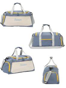 1件装女士个性化多功能旅行包，干湿分离式健身包，便携式瑜伽包，可挂在行李箱上，时尚单肩包，可定制刺绣，可折叠大容量手提包，带鞋仓，适合日常使用，是送给母亲、朋友、圣诞节、情人节、母亲节、教师节、护士节、生日的理想礼物。 - 彩色 - 查看 7