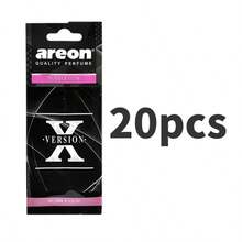 3/60pcs Our High-Quality [Shape X] Car Air Fresheners, Which Can Be Used As Decorations For Car Rearview Mirrors, Are Available In Sets Of There Are Eight Scents To Choose From, Bringing A Refreshing Aroma Throughout The Day.