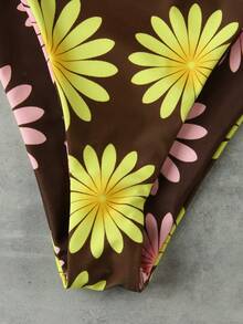 Conjunto de bikini de verano con estampado floral sexy para mujer - impresión - Ver 6