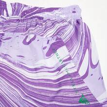 Adidas 女士直筒运动短裤 HG6883，夏季 - 紫色 - 查看 4