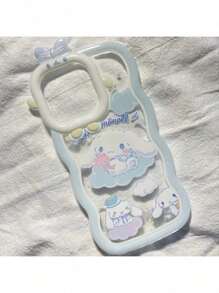 Sanrio Sanrio Cartoon Phone Case Is Compatible With IPhone 15/14/13/12/11/XS/XR/X Plus Pro Max Mini Phone Case TPU Silicone Soft Case Cartoon Cute, Simple, Creative All Inclusive(Camera Through Hole Design, Some Models Are Not Fully Fitted Package) Waterproof Shockproof Anti-Fall Scratch Resistant