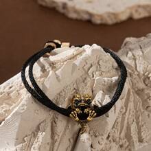 1pc Vintage Chinese Dragon Zodiac Bracelet, Unisex Fashion Accessory, Stylish Bangle, Ideal Gift