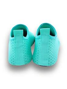 Kinder Sommer Outdoor Strandschuhe, Jungen einfarbige grüne Schuhe mit weicher Sohle, leicht und atmungsaktiv, Wassersport Aqua Socken für Strand, Schwimmen und Waten