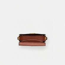 Coach Women's Genuine Leather Shoulder Hand Bag, Classic Clutch Wallet Purse For Ladies With Magnetic Snap Closure - Mocha Brown - View 5