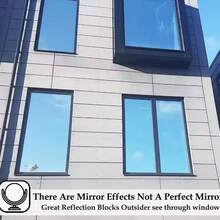 1 卷多尺寸单向镜窗膜隐私遮阳窗玻璃贴纸热控反光窗户隐私膜自粘窗户色调适用于家庭和办公室