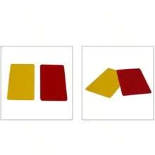 1 set Sifflet de football, set de cartes d'arbitre, sifflet portable avec cartes rouges et jaunes, multifonction, léger pour la compétition et le jeu