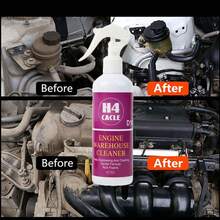 H4Cacle Engine Bay Cleaner Engine Shine Protector Engine Compartment Cleaner Degreaser Heavy Oil And Dust Remover Multi-Purpose Cleaner Car Cleaning Tools Powerful Stain Remover And Degreaser - 4D10 - View 9