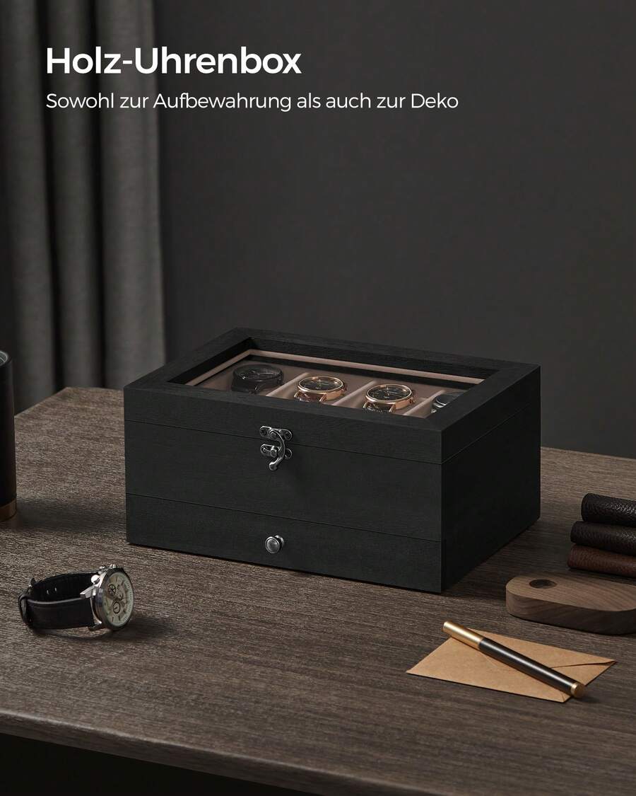 Watch Boxes & Organizers - Ebenholzschwarz - View 1