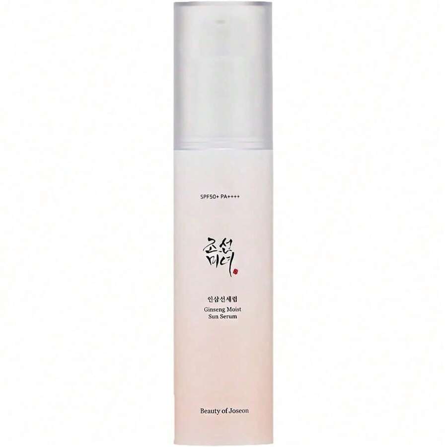 Suero solar hidratante Beaute of Joseon ginseng 50ml protección facial FPS cuidado antiedad textura ligera luminosidad piel protección solar UVA UVB esencia coreana belleza - Verde - Ver 1