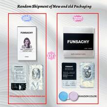FUNSACHY[0~-8.00]Myopia Contact Lenses Color Brown/Blue/Gray Eye Contacts With Degree Prescription Lenses Grade 14.5mm Big Eyes Natural Lens Halloween Costume Cosplay - HAWAII-gRAY - View 7