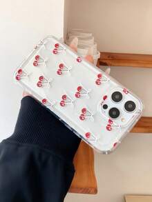 1个白色蝴蝶结红色樱桃气囊防震手机壳，兼容苹果16 Pro Max/11/12/13/14 Plus/15 Pro/XR/XS/12/13 Mini/15，透明气囊软壳；1个白色蝴蝶结红色樱桃气囊防震手机壳，兼容苹果16 Pro Max/11/12/13/14 Plus/15 Pro/XR/XS/12/13 Mini/15，透明气囊软壳；可爱17/17 Pro/17 Pro Max/Air手机保护套 - 彩色 - 查看 3