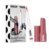  Kit de lábios Dream Lip Kit "MAKEUP BY MARIO" Mini Lip Plumper Rosewood Glow & Rich Mauve Suede Pencil 0,03 oz cada