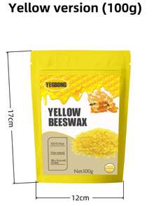 1PCBeeswax颗粒，100％纯天然，适用于蜡烛和肥皂制作 - 彩色 - 查看 9