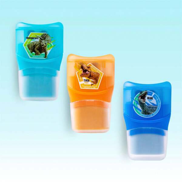 Jurassic World Iigen 1pc Creative Cartoon Shape Eraser Double Hole Pencil Sharpener Comes With A Waste Box, School Supplies,Back To School