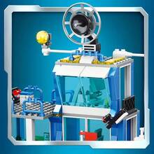 City Bus Station Building Model Toy Set, City Bus Depot Blocks Toy, Birthday Gift, Halloween And Christmas Gift - Multicolor - View 6