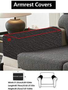 1pc Stretch Sofa Cover, Anti-Slip Anti-Spill Full Coverage Fabric Thickened 4-Season Sofa Seat Cushion Cover, Machine Washable, Pet Friendly, Fits For Bedroom, Office, Living Room, L-Shaped And 1/2/3/4 Seater Sofas - Moon Gray - View 20