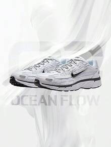 Nike P-6000 White Metallic Silver – Men's/Women's Lifestyle Sneakers – Shoes For Unisex -Vintage-Spring & Summer-Inspired Running Shoes, Shock-Absorbing Comfort, Gym To Streetwear Casual Wear-Easter Gift–CD6404 107 - White/Metallic Silver/Black/Black - View 3