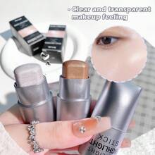 Matte Finish Highlighter Stick - Oil-Free Contour Sculpting, Long-Lasting Smudge-Proof Blending For Natural Makeup & Daily Radiance