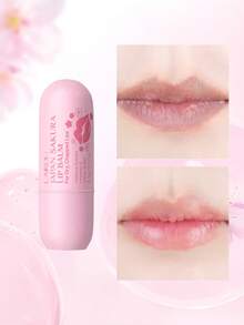 1支 LAIKOU 日本樱花保湿润唇膏 3.5g，抗皱唇油去角质唇部护理，送给女朋友的礼物，化妆品 - Sakura - 查看 2