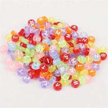 100pcs/Pack 7mm Multi-Color Heart Shaped Acrylic Beads For DIY Jewelry Making, Cute Acrylic Bead Set For Bracelets And Necklaces, Craft Supplies Without Power Required