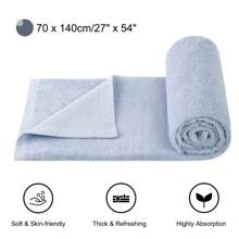 100% Cotton Texture Bath Towels - Set Of 4, Soft And Thick Absorbent Waffle Weave Towels Perfect For Daily Use