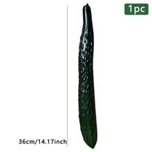1pc Artificial Fake Vegetable Model, Realistic Cucumber, Eggplant And Bitter Gourd Prop, For Photography, Film/TV And Kitchen Decor Display Gifts Birthday Graduation - Multicolor - View 16