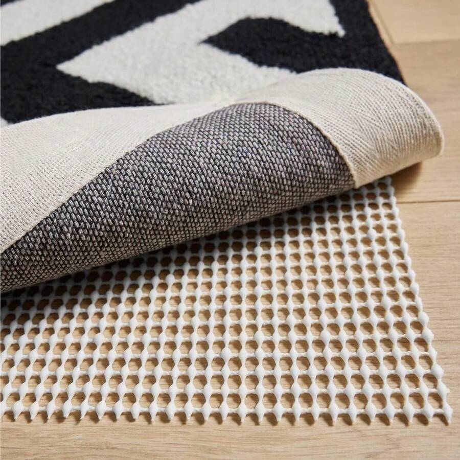 Local Delivery- GORILLA GRIP Extra Strong Rug Pad Gripper, Grips Keep Area Rugs Safe And In Place, Thick, Slip And Skid Resistant Pads For Hard Floors Under Carpet Mat Cushion And Hardwood Floor Protection 4x6 FT - 10' x 8' (Rectangular) - View 1