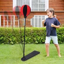 Free Standing Height Adjustable Boxing Punch Ball Bag Gloves Set Sports - UK-L340401 - View 3