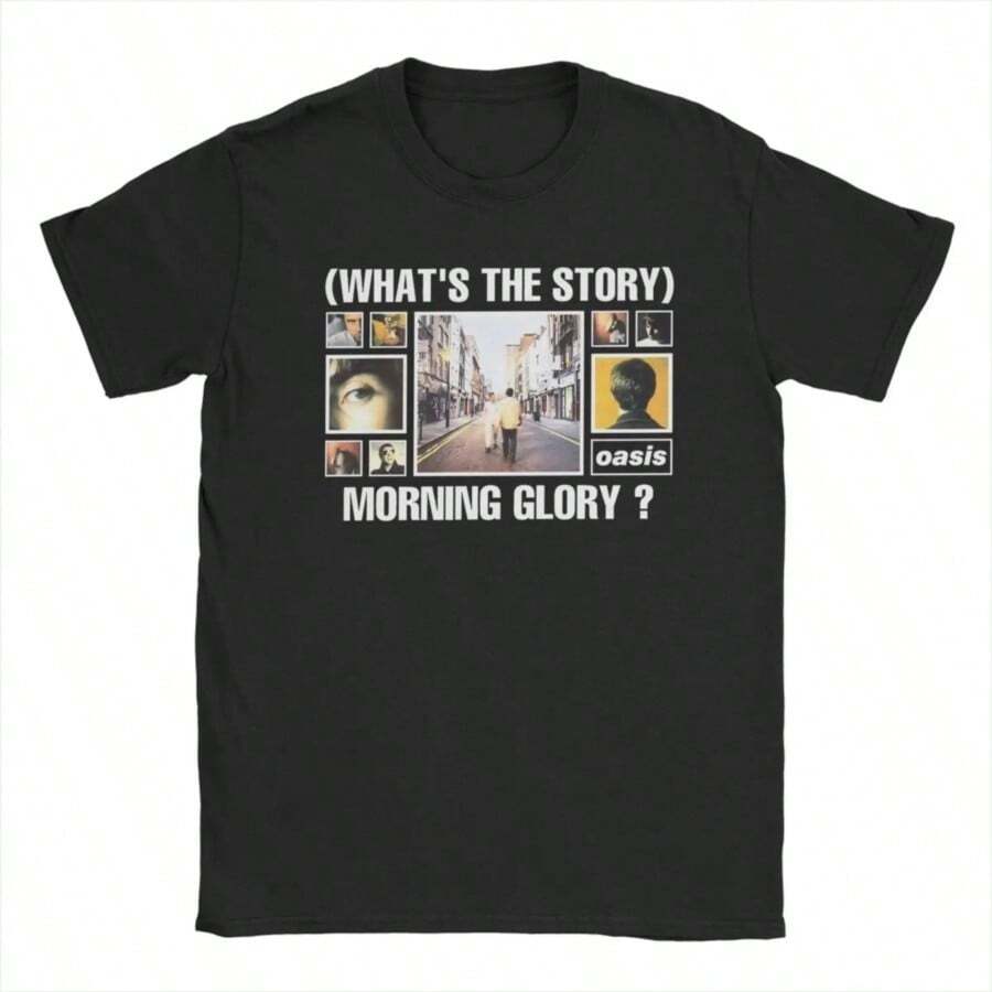 Camiseta gráfica divertida y activa con memes, camiseta de moda para hombre y mujer, camiseta informal grande. - Negro - Ver 1