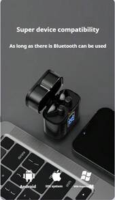 Thinkplus XT56 蓝牙耳机 无线降噪 高音质 半入耳式 - 黑色 - 查看 8
