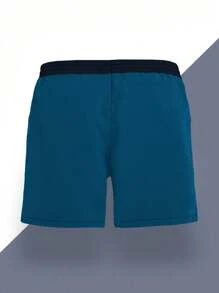 Pantalones cortos de playa de verano para hombres con cintura con cordón, bolsillos en diagonal, secado rápido de doble capa con forro de malla, estampado 3D colorido de gaviota, moda casual para playa