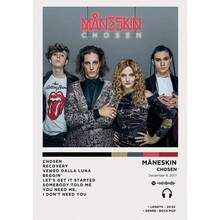1 件摇滚乐队 Maneskin 音乐专辑 Rush！海报帆布画墙面艺术画个性化北欧房间酒吧俱乐部家居装饰礼物可选画框 - 彩色 - 查看 30