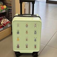 50 张甲虫透明贴纸，可爱卡通昆虫美学防水乙烯基贴花贴纸，适用于水瓶、笔记本电脑、手机、滑板、吉他、行李箱、剪贴簿、头盔、儿童、青少年、成人派对装饰礼物