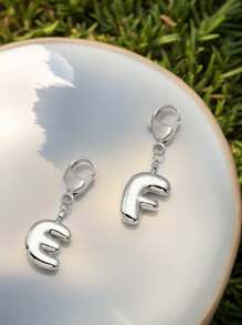 Lindas letras prateadas de bolha, lindo colar com pingente de bolsa - Pingente da sorte, lindas iniciais estilo hip-hop, letras de A a Z, pingente de bolsa e mochila de liga brilhante - Presente perfeito para aniversários e ocasiões especiais, chaveiro, bolsa, mochila, pingente, carro, presentes para mulheres e meninas, carteiras e acessórios para bolsas, presentes para o Dia dos Namorados, presentes para o Dia dos Professores, presentes para o Dia das Mães.