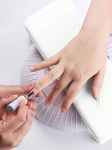 1pc Customized Foldable Nail Hand Rest, Nail Art Technical Finger Support, Macaron Nail Hand Holder, Portable Acrylic Nail Pillow, Manicure Desk Nail Supplies