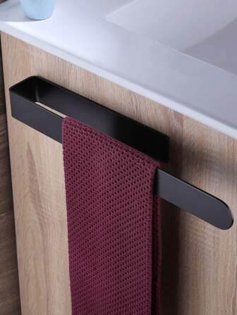 No-Drilling Towel Rack, Bathroom Shelf Adhesive Towel Bar, Home Goods For Bathroom & Kitchen