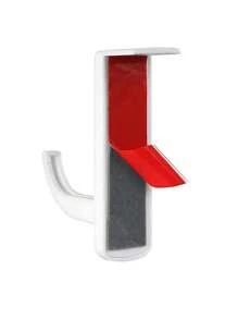 Suporte de fone de ouvido com gancho, 2 peças, adequado para fones de ouvido de PC, monitor, mesa, suporte de parede para jogos, suporte compacto e resistente para fone de ouvido que não só oferece suporte firme, mas também economiza espaço em materiais escolares, de volta às aulas