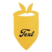 Customizable Pet Bibs, Dog Bandanas, Cat Scarves - Choose Name, Text, Fonts, Colors - Personalized Accessories With Diverse Options - Multicolor - View 20