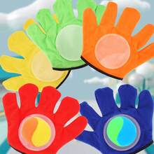 1 set utomhusleksaker med boll för barn, kasta och fånga bollar, utomhussportsracket, palmboll, camping, semesterfestleksaker för gårdsbruk, interaktiva kastbollar för barn och vuxna - Multifärgad - Visa 5