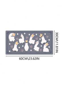 鼠标垫可水洗防滑橡胶底座锁边卡通可爱白色绵羊鼠标垫游戏桌垫电脑键盘垫笔记本电脑办公家用 - 彩色 - 查看 13