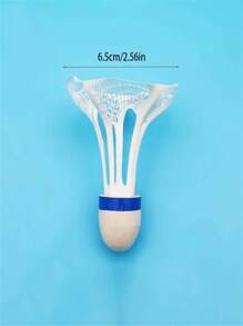 5pcs/10pcs Wind-Resistant Badminton Shuttlecocks, Made Of Nylon Material, Wind-Resistant , Suitable For Outdoor Badminton Practice And Sports