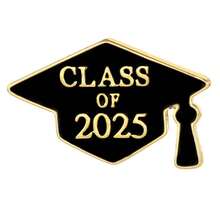 1 件 2025 年毕业金属彩绘博士帽胸针纪念品，带徽章的学生礼物 - 彩色 - 查看 16