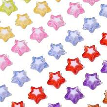 1 Pack Acrylic Pentagram Beads, Bicolor Loose Beads For DIY Crafts, Phone Charms And Accessories - Multicolor - View 8