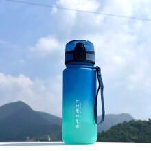 PC 500ml/1000ml Plastic Graduated Water Bottle - Outdoor Sports Water Bottle - Pure Drinking Water Bottle - Leak-Proof, Easy To Carry - Suitable For Fitness Gyms And Outdoor Hiking Trips