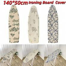 140*50cm Ironing Board Cloth Drawstring Tightening Stain Resistant Ironing Board Protector Cover With Elastic Edge Washable
